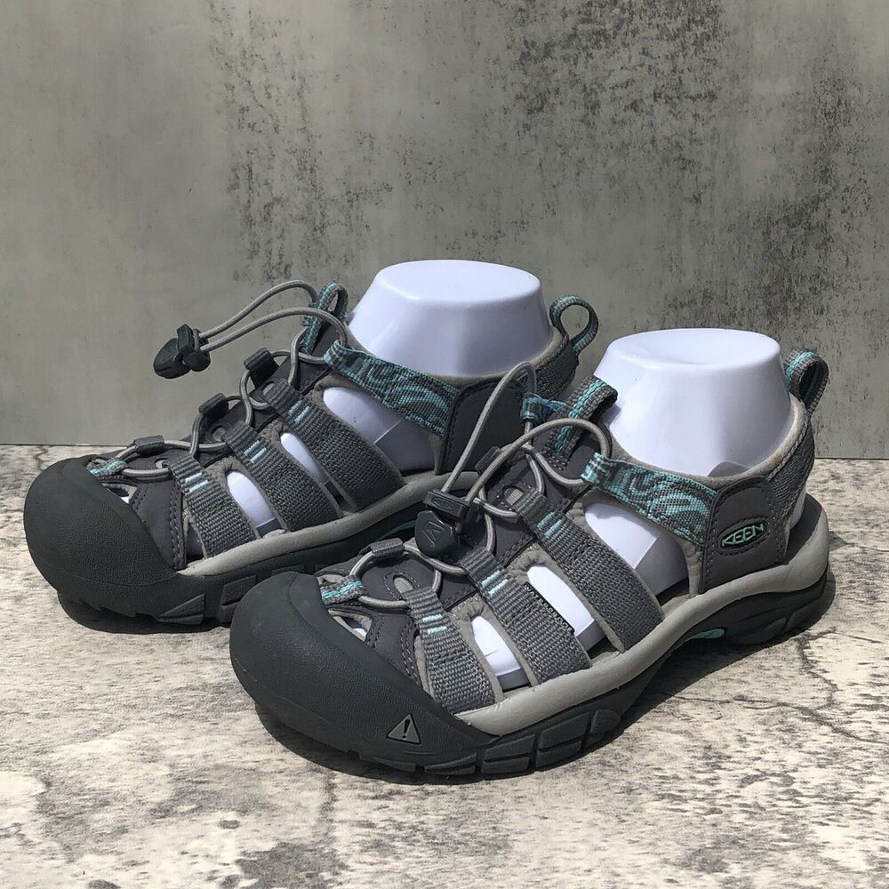 Keen Women's Newport Hydro Sz 7 Water Shoe Gray Blue Turquoise 1018834 Swimming